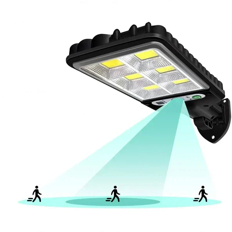 Kit de Reflector solar de 6000 Lúmenes con Sensor de Movimiento: Compra 1 y llévate 4